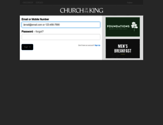 churchoftheking.infellowship.com screenshot