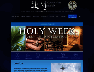 churchofthemessiah.org screenshot