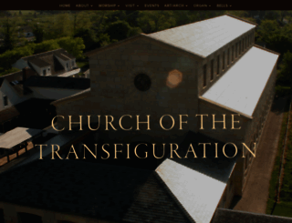 churchofthetransfiguration.org screenshot