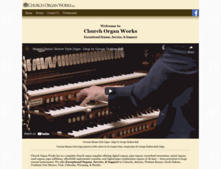 churchorganworks.com screenshot