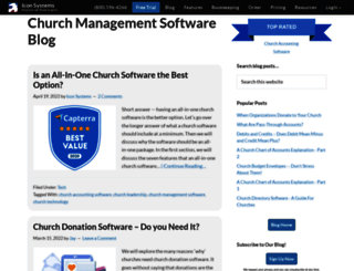 churchsoftware.iconcmo.com screenshot