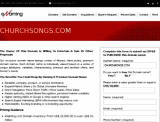 churchsongs.com screenshot