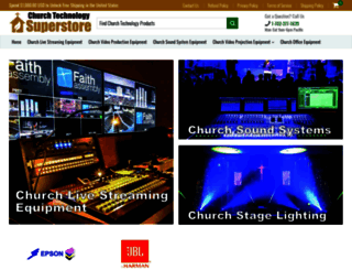 churchtechnologysuperstore.com screenshot