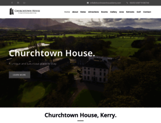 churchtownhousekerry.com screenshot