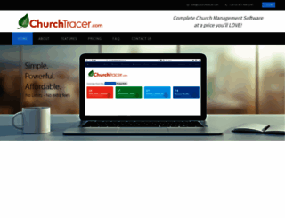 churchtracer.com screenshot