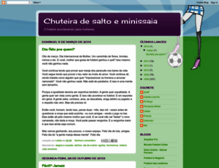chuteiraeminissaia.blogspot.com screenshot