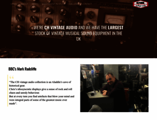 chvintageaudio.com screenshot