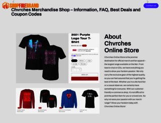 chvrchesus.shopfirebrand.com screenshot