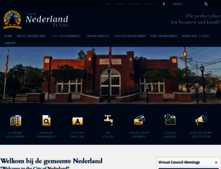 ci.nederland.tx.us screenshot