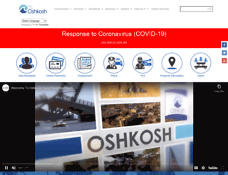 ci.oshkosh.wi.us screenshot