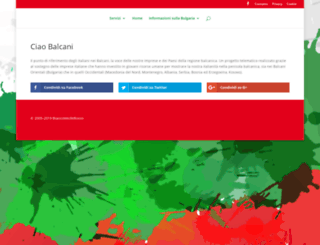 ciaobalcani.com screenshot