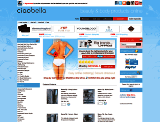 ciaobellaonline.com.au screenshot