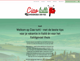 ciaotutti.nl screenshot