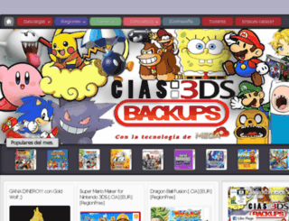 cias3dsbackups.blogspot.com.es screenshot