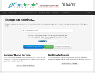ciberdomain.es screenshot