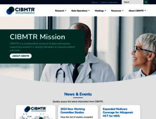 cibmtr.org screenshot