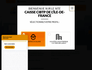 cibtp-idf.fr screenshot