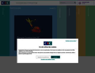 cic-banques.fr screenshot
