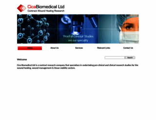 cica-biomedical.com screenshot