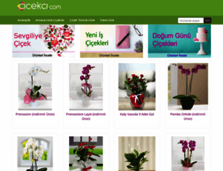 cicekci.com.tr screenshot