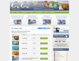 ciciphonecard.com screenshot