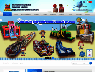 cicisinflatables.com screenshot