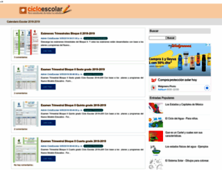 cicloescolar.com screenshot