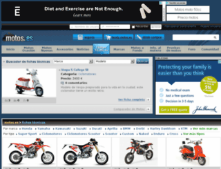 ciclomotores.motos.es screenshot