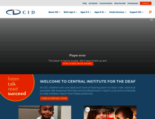 cid.edu screenshot