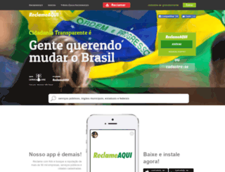 cidadao.reclameaqui.com.br screenshot