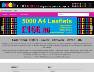 ciderpress-printers.printgateway.co.uk screenshot