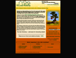 ciderworkshop.com screenshot