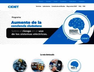 cidet.org.co screenshot