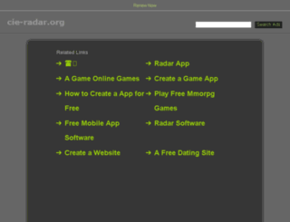 cie-radar.org screenshot