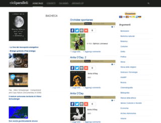 cieliparalleli.com screenshot