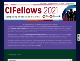 cifellows2021.org screenshot