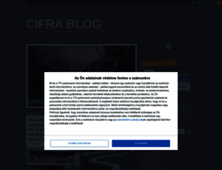 cifra.blog.hu screenshot