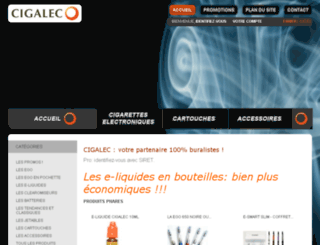 cigalec.fr screenshot