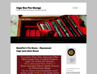 cigarboxpenstorage.wordpress.com screenshot