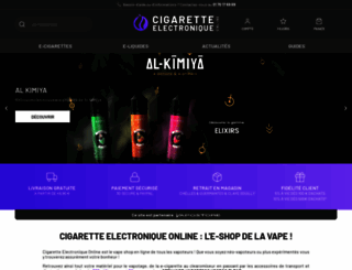 cigarette-electronique-online.fr screenshot
