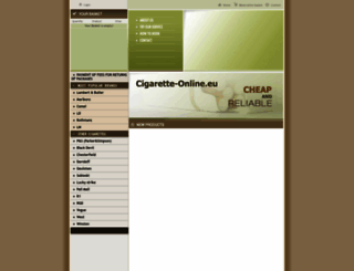 cigarette-online.eu screenshot