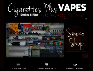 cigaretteplussmokes.com screenshot