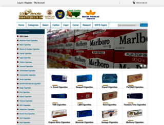 cigarettesdealer.com screenshot
