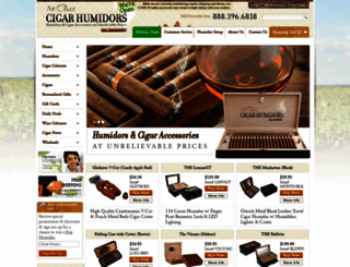 cigarhumidors-online.com screenshot