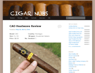 cigarnubs.com screenshot