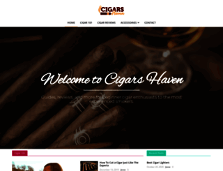 cigarshaven.com screenshot