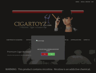 cigartoyz.com screenshot