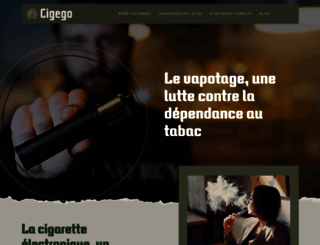 cigego.fr screenshot