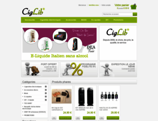 ciglib.fr screenshot