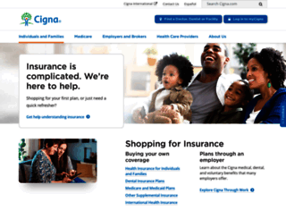 cigna-health.com screenshot